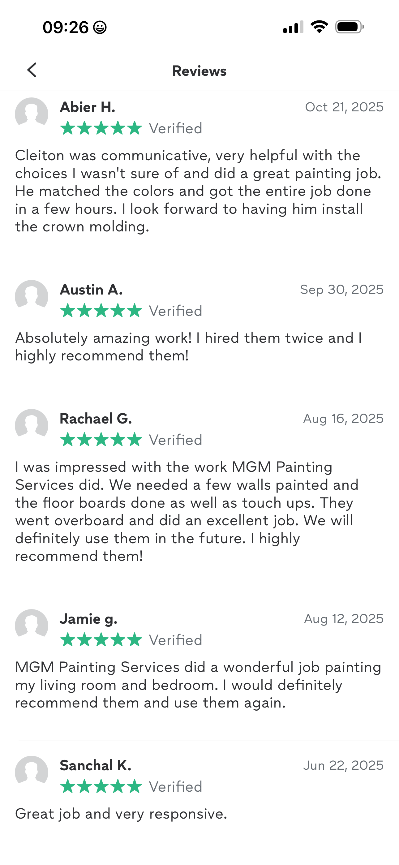 Review screenshot two