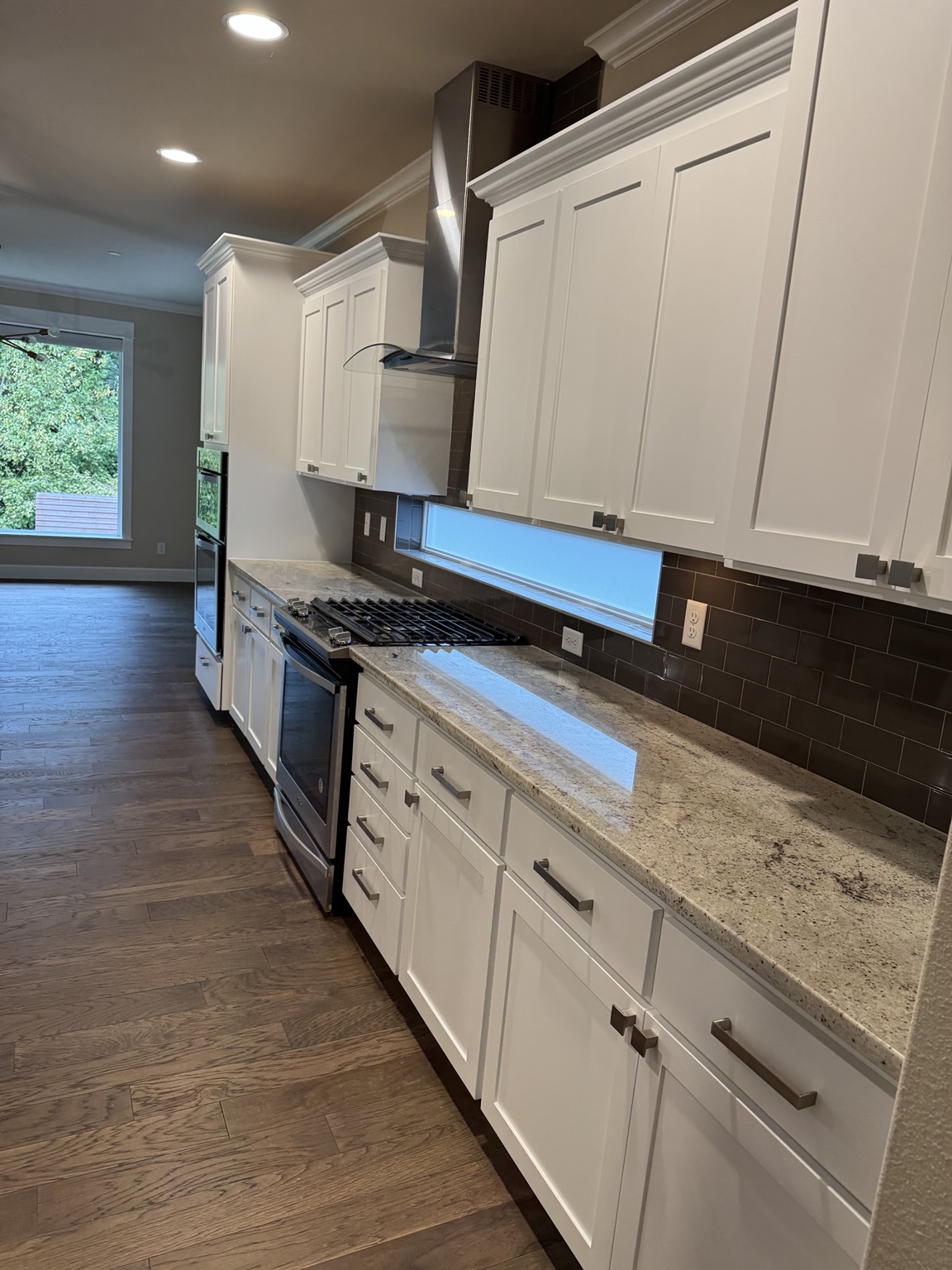 Kitchen cabinet painting after white finish